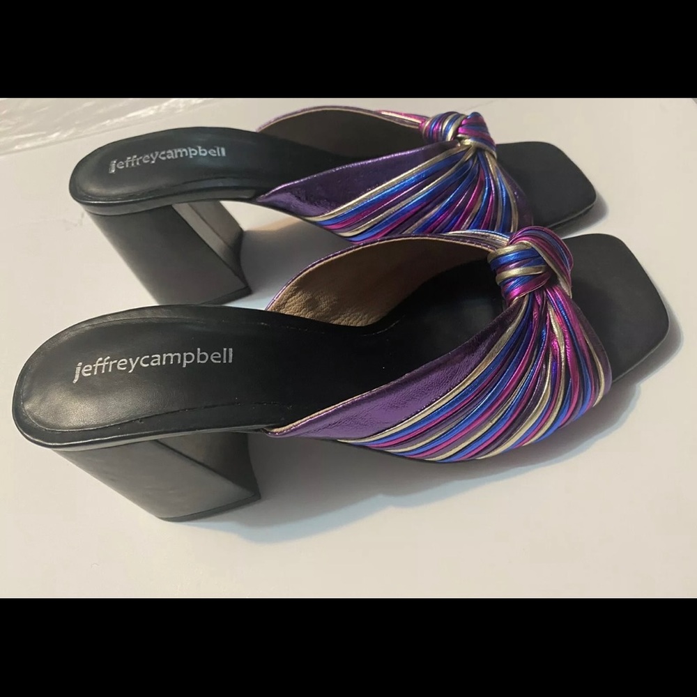 Jeffrey Campbell Melonger Sandals Chunky Heel